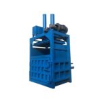 Prensa embaladora hidráulica vertical para residuos textiles