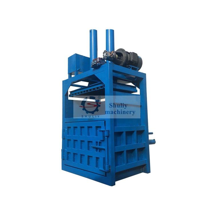 Vertical Hydraulic Baler For Waste Textiles