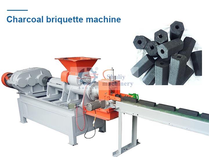 Charcoal briquettes production line
