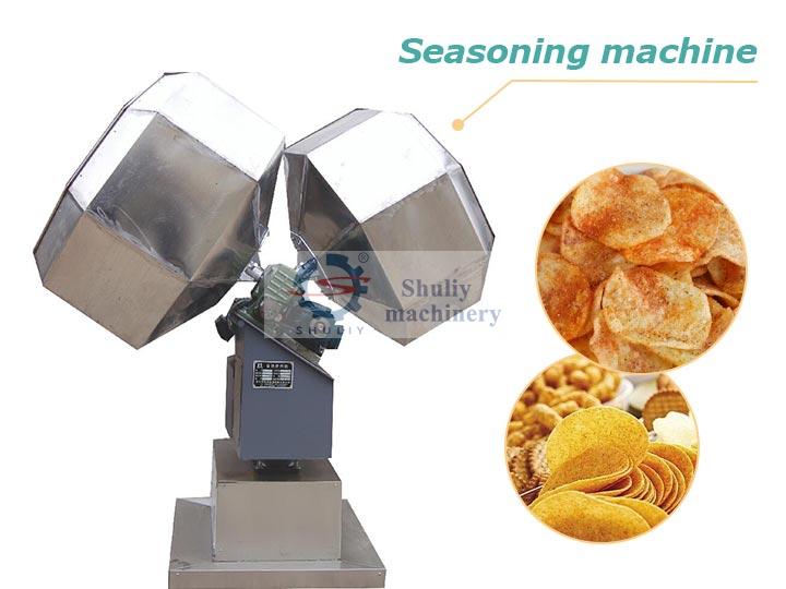 máquina saborizadora de patatas fritas