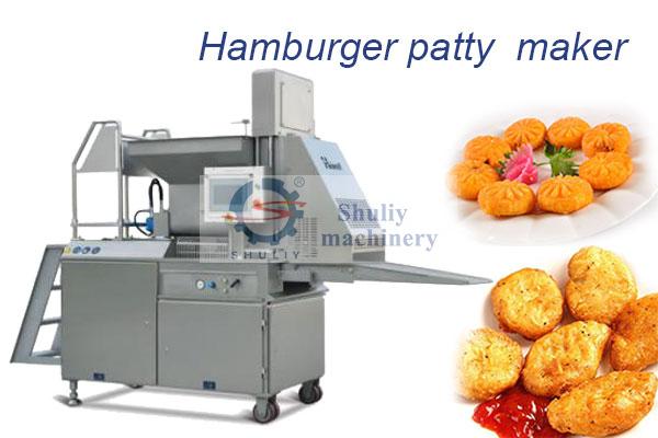 Hamburger patty making machine