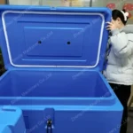 recipiente de armazenamento de gelo seco com grande volume