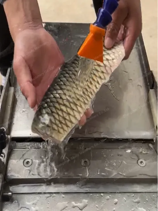 gehäutetes Fischfleisch