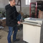 foreign customer visit for cardboard shredder