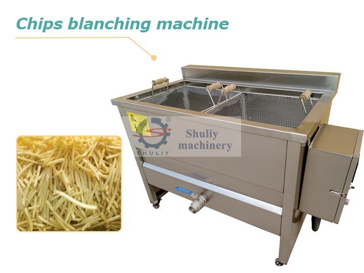 fries blanching machine