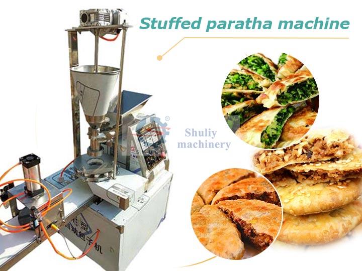Stuffed paratha making machine