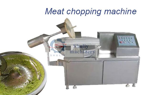 Vegetable and meat chopping machine