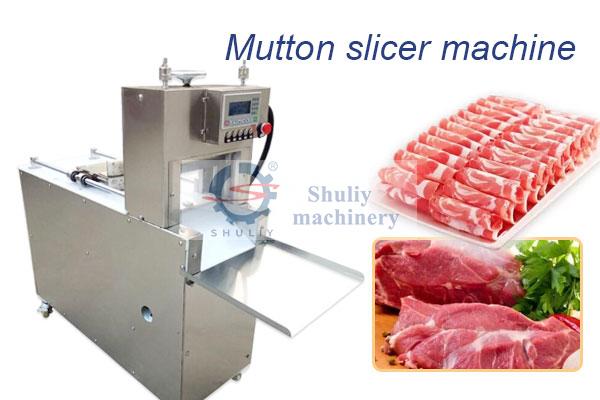 Mutton meat slicer machine