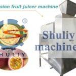 máquina exprimidora de fruta de la pasión