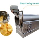 máquina de tempero de batatas fritas