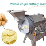 máquina de fatiar batata