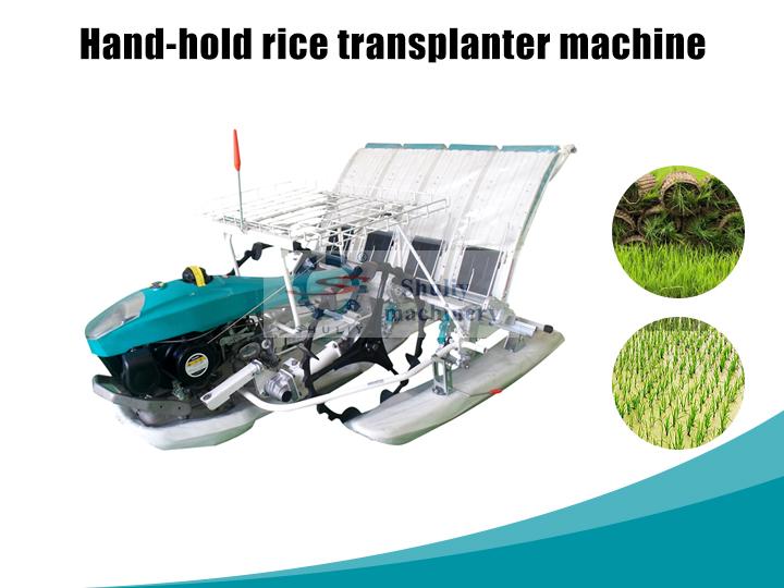 Hand-hold rice transplanter machine