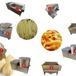 small french fry processing line