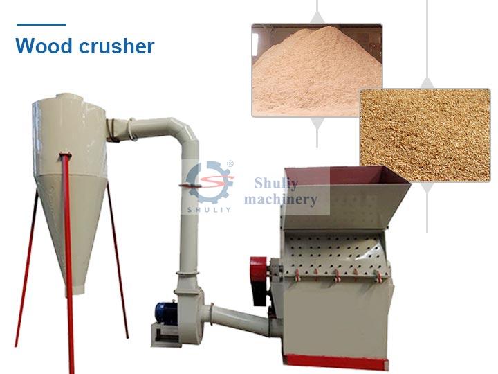 Sawdust making machine