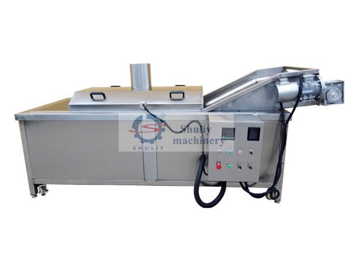 small industrial continuous fryer