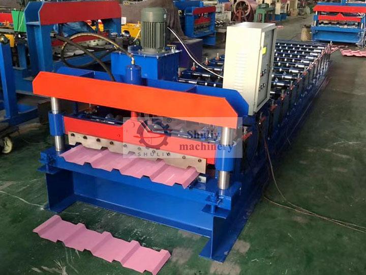 machine de fabrication de tuiles en acier de couleur