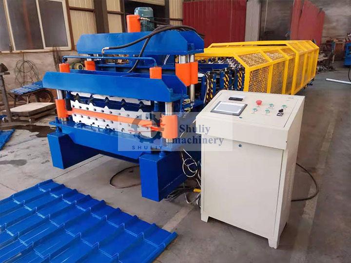 Máquina comercial de prensado de azulejos de acero de color