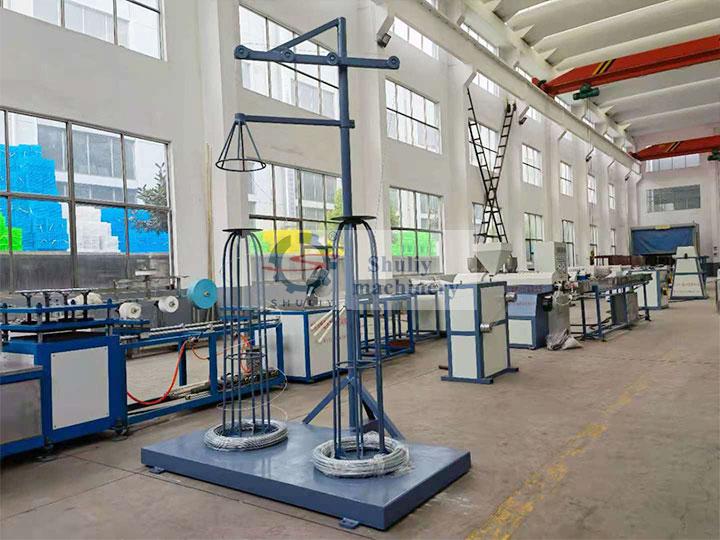 complete wire coating machine