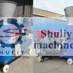 feed pellet machine with electricity and diesel engine drive