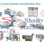 Ligne de production de snacks en croûte de riz