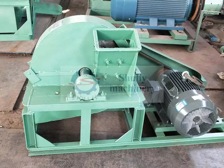 wood crushing machine with motor