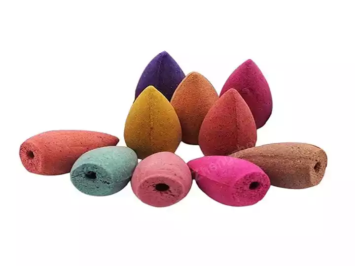 colorful incense cones