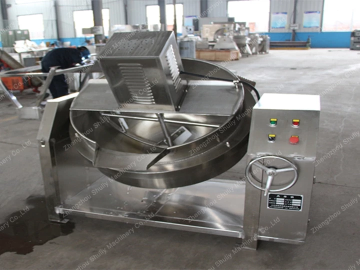 jacketed cooking kettle for food plant