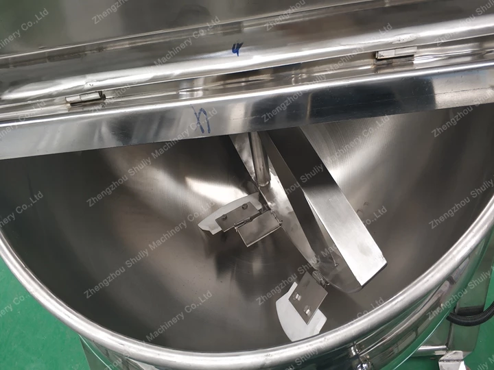 inner structure of cooking kettle
