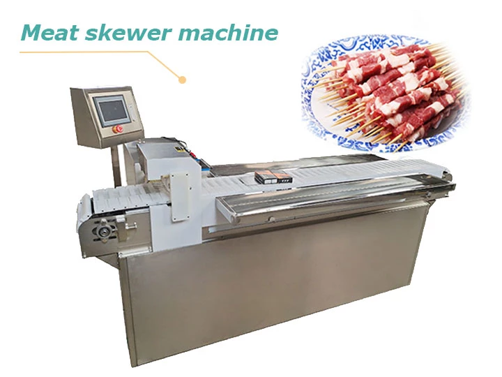 meat skewering machine