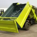 5m³ manure cleaner with 4 wheels