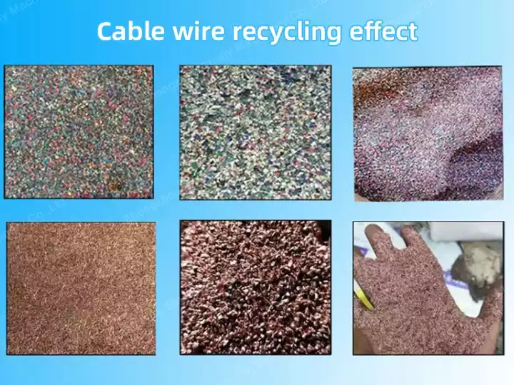 copper wire recycling effect