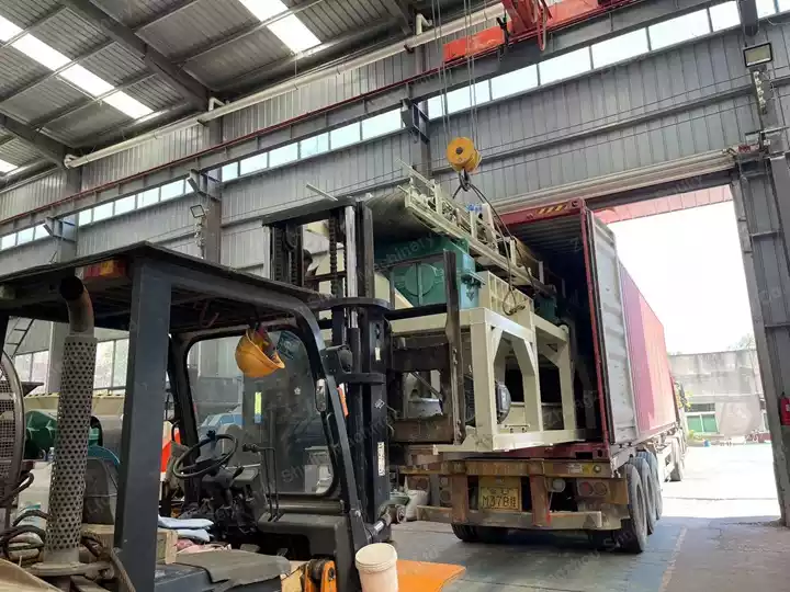 plastic woven bag shredder machine delivery
