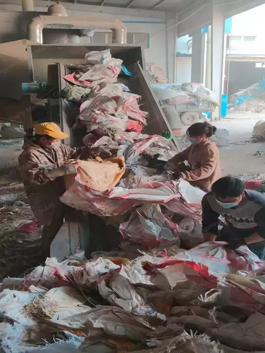waste woven bags for recycling
